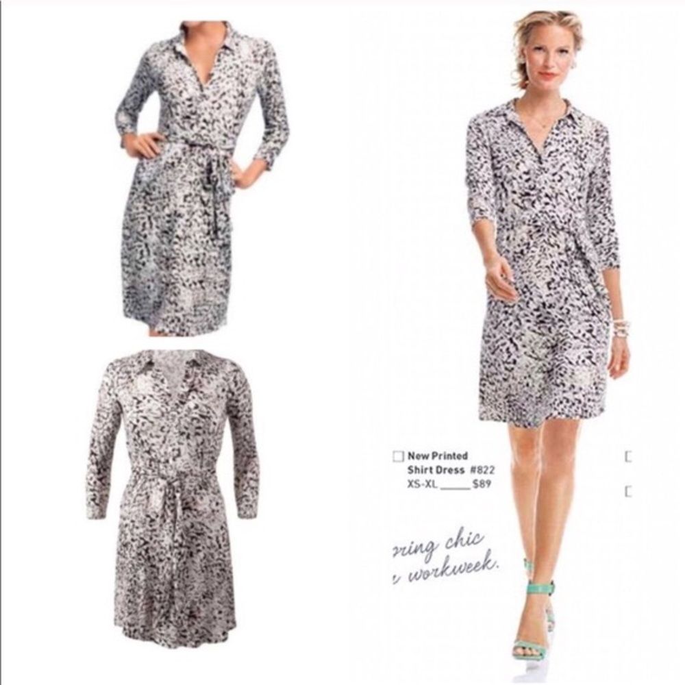 Cabi shirt dress or tie  sz M